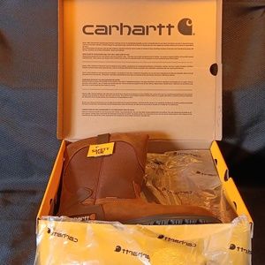 Carhartt NWT Brown Safety Toe Boots 10.5 Wide